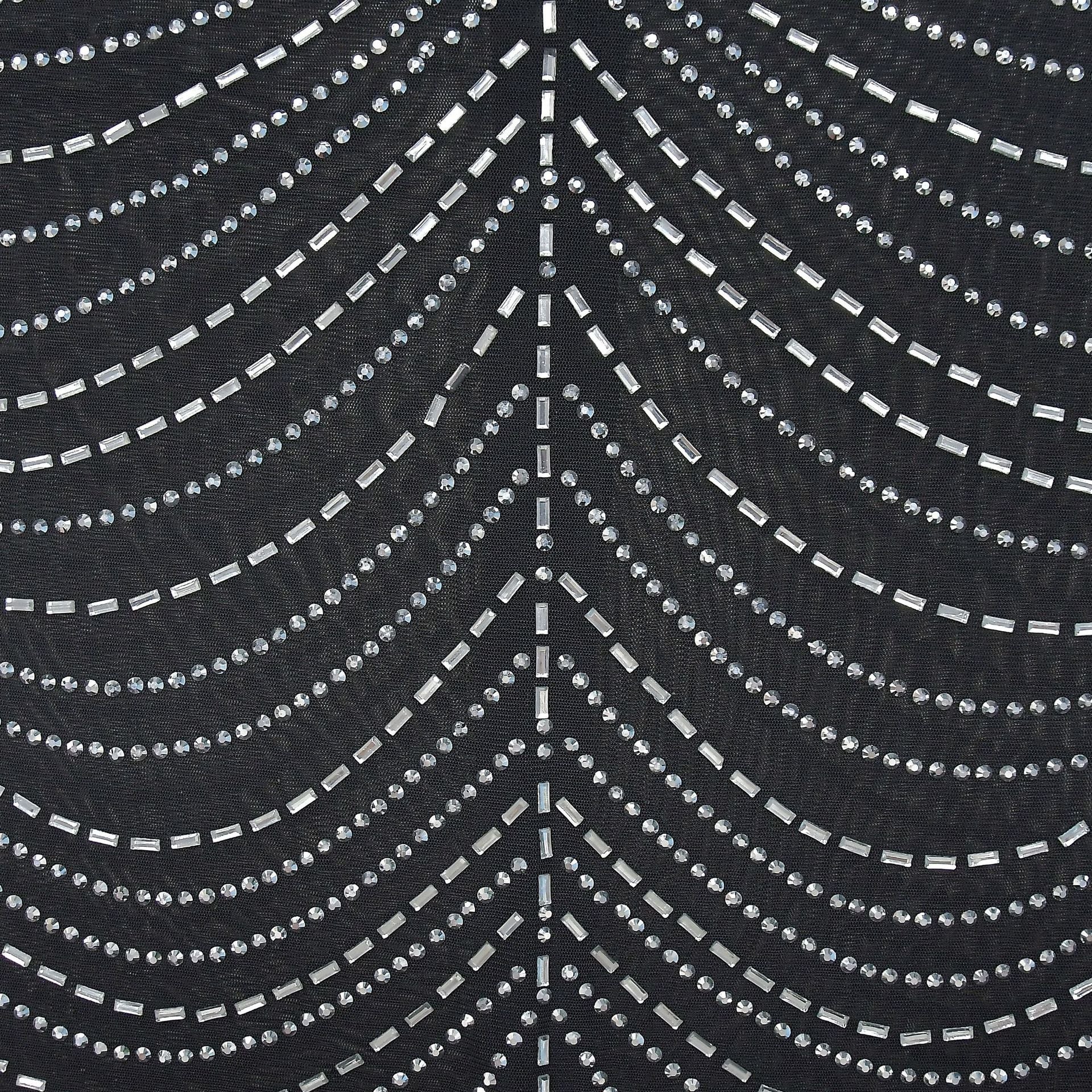 Fashion Women's Solid Color Mesh Beaded Sleeveless Long Dress 19