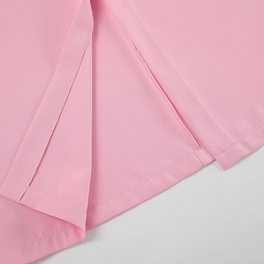 Women French Sexy Vest and Long Skirt Two-piece Set 21