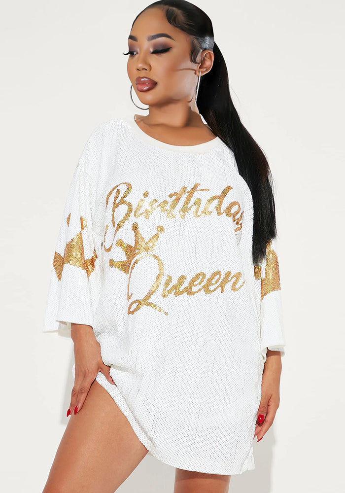 Women Round Neck Casual Sequin Short Sleeve Maxi Dress