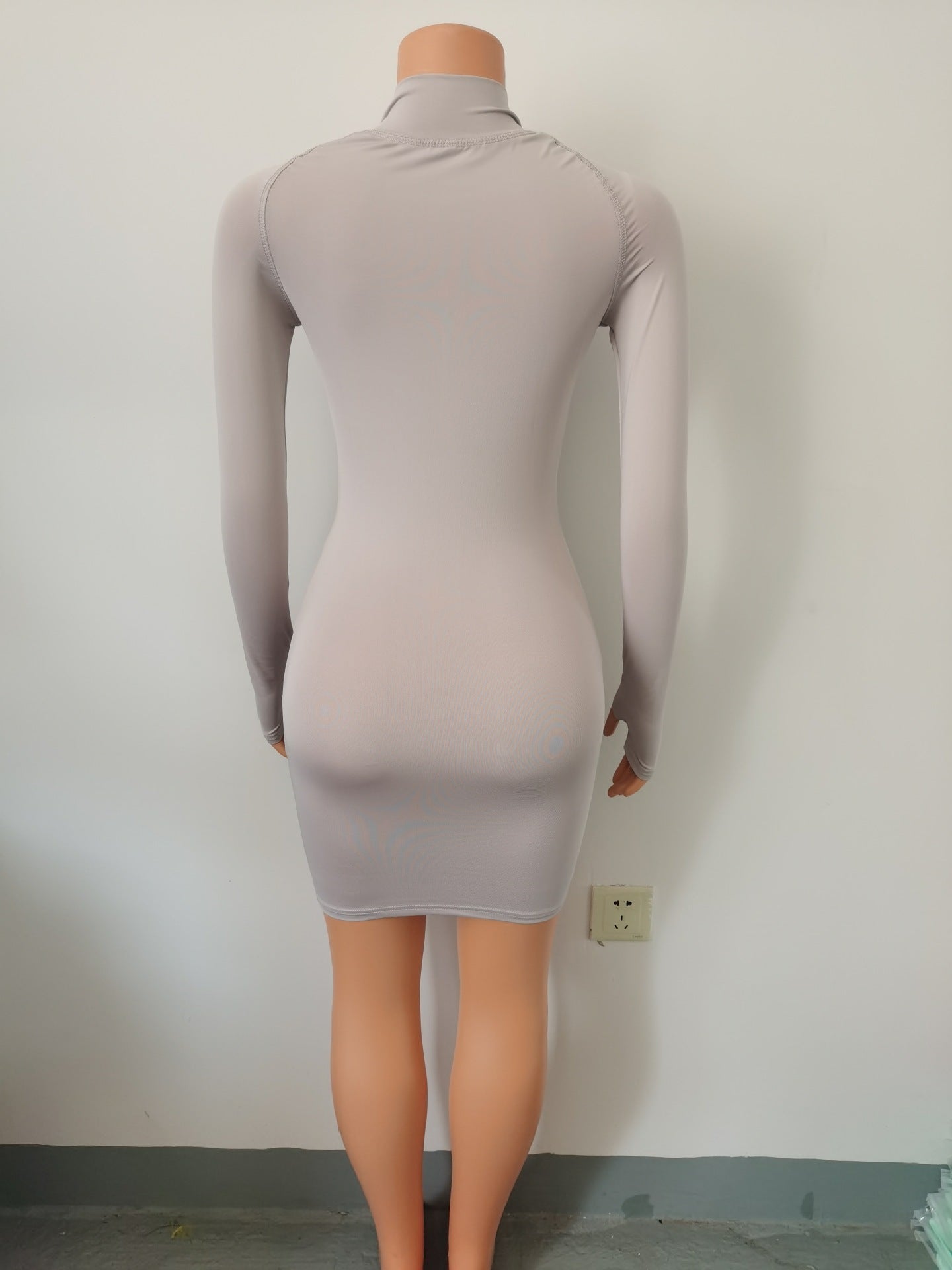 Long Sleeve Slim Fit Bodycon Dress 7