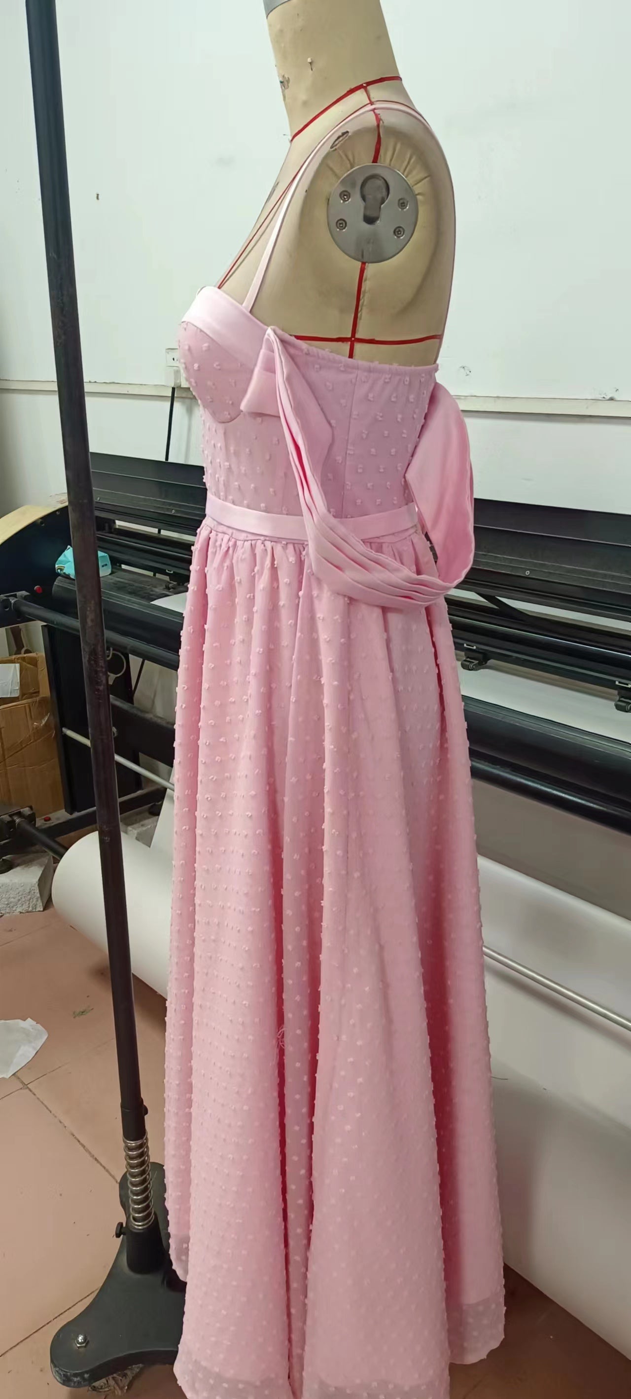 Spring Chic Elegant Strapless Solid Color Slim Low Back Long Women's Evening Dress 9