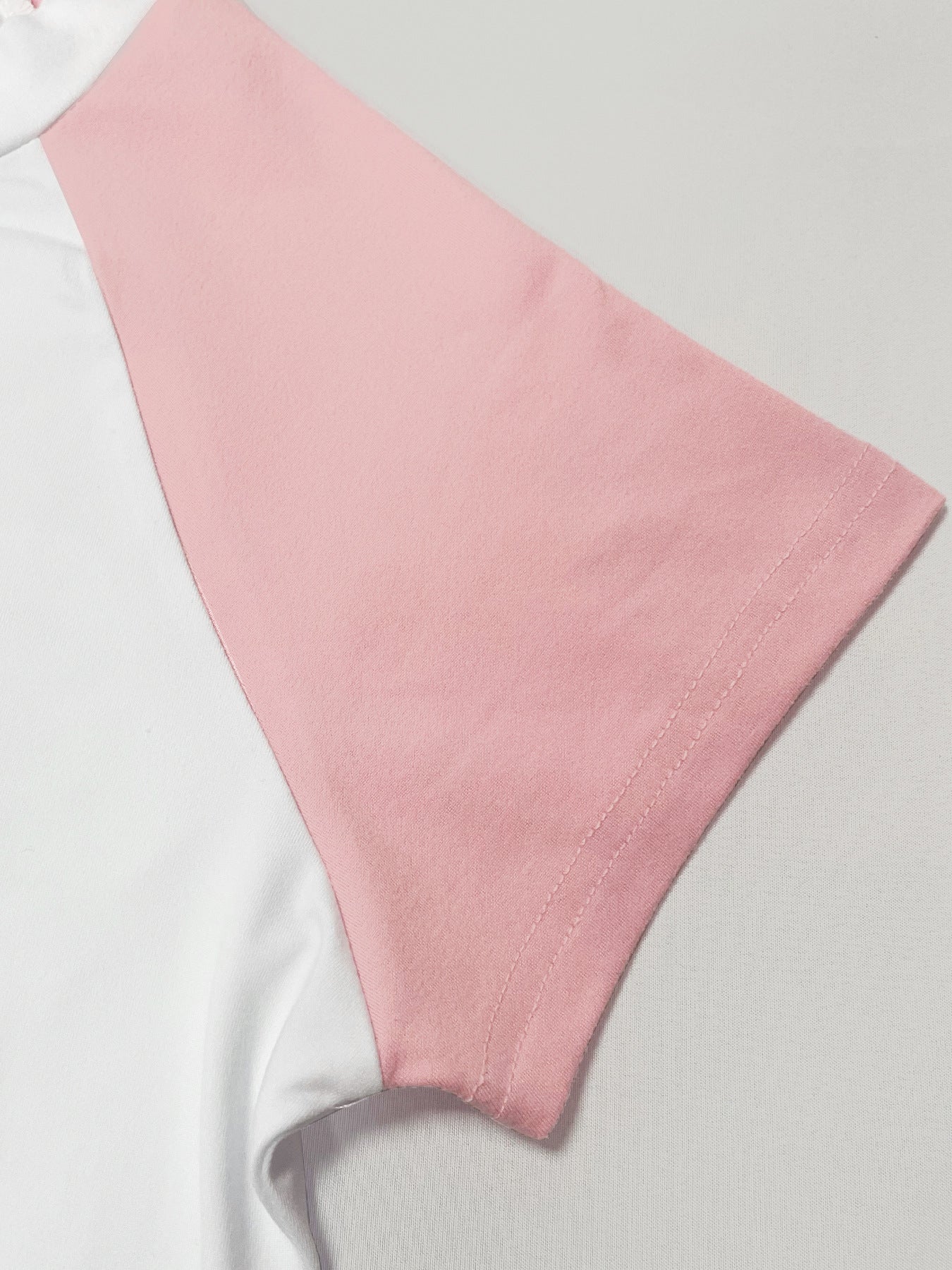 Street Color-block Short Sleeve High Waist Casual Sport Shorts Set with Headband 13