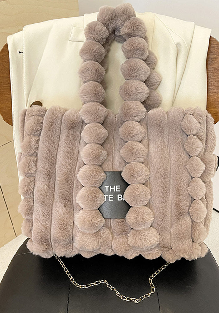 Women winter letter chain shoulder messenger bag tote bag