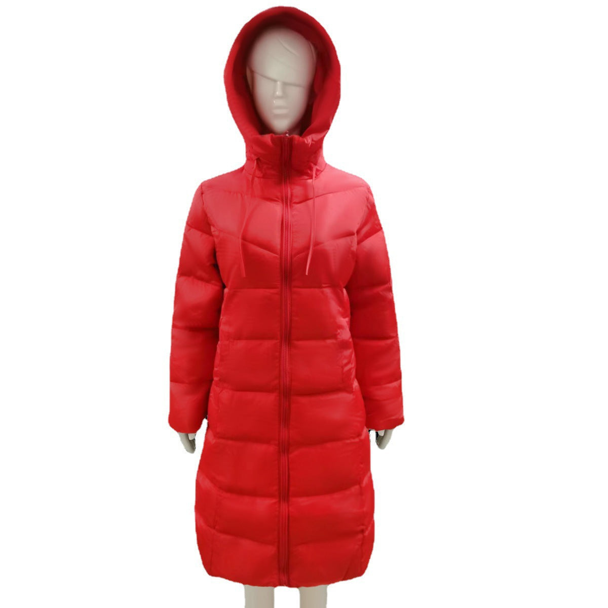 Winter Hooded Women'S Cotton Down Coat Women Long Slim Fit Cotton Padded Jacket Warm Women'S Coat 11
