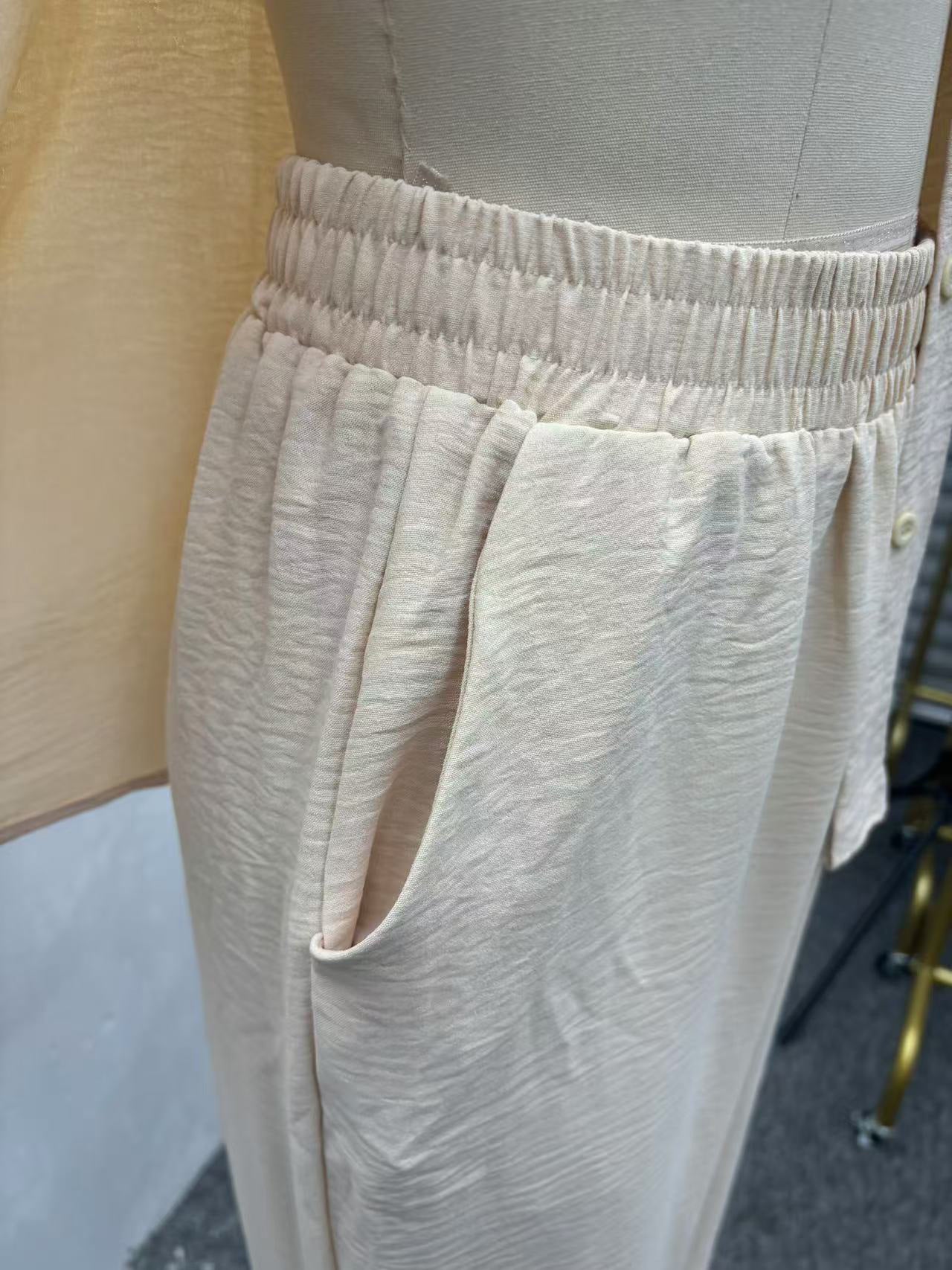 Women African Casual Short-sleeved shirt and trousers two-piece suit 7