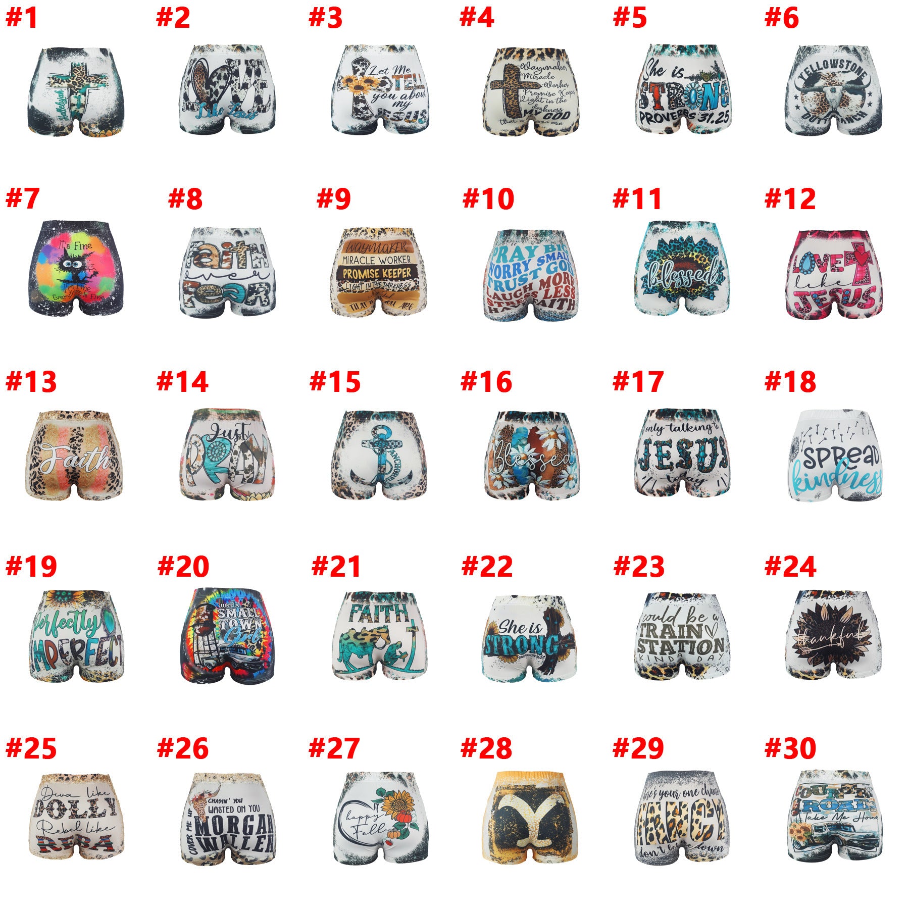 Women printed shorts 63