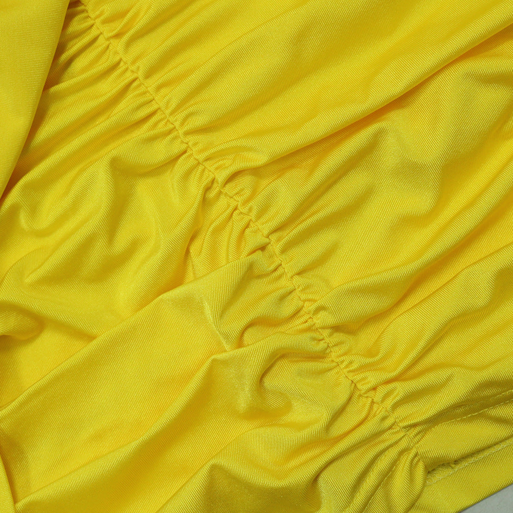 Women Sexy Sleeveless Round Neck Irregular Sequin Mini Dress 12