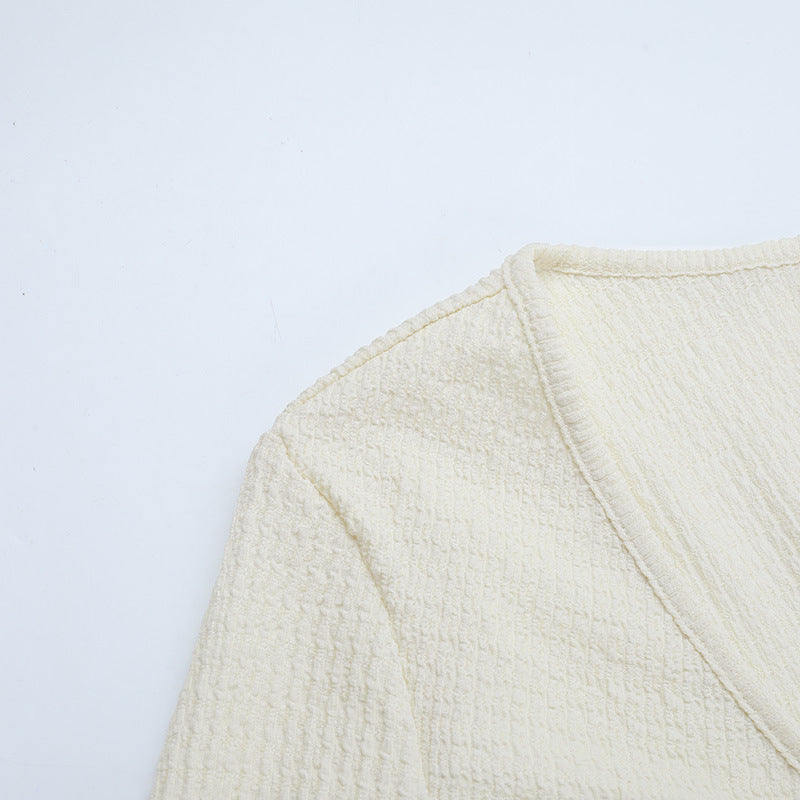 Women Fall Metal Buttoned Beach Holidays Cutout Dress 11