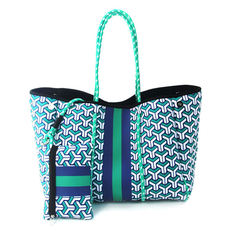 Diving Material Tote Crossbody Shoulder Bag Outdoor Casual Large Capacity Beach Handbag 16