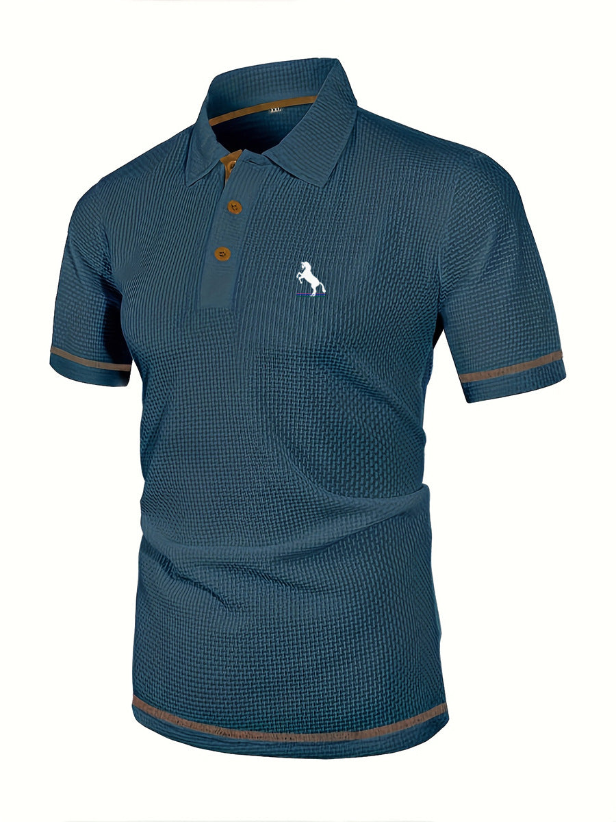 Men's Summer Solid Short Sleeve Printed T-Shirt 22