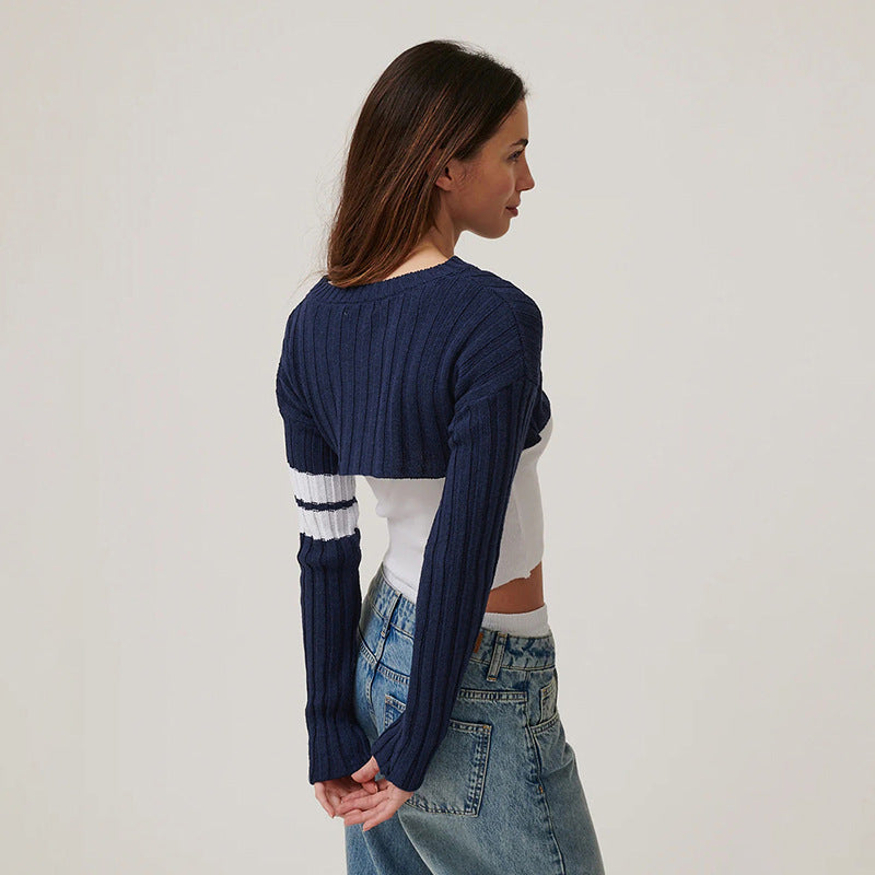 Women Letter Round Neck Casual Top 5