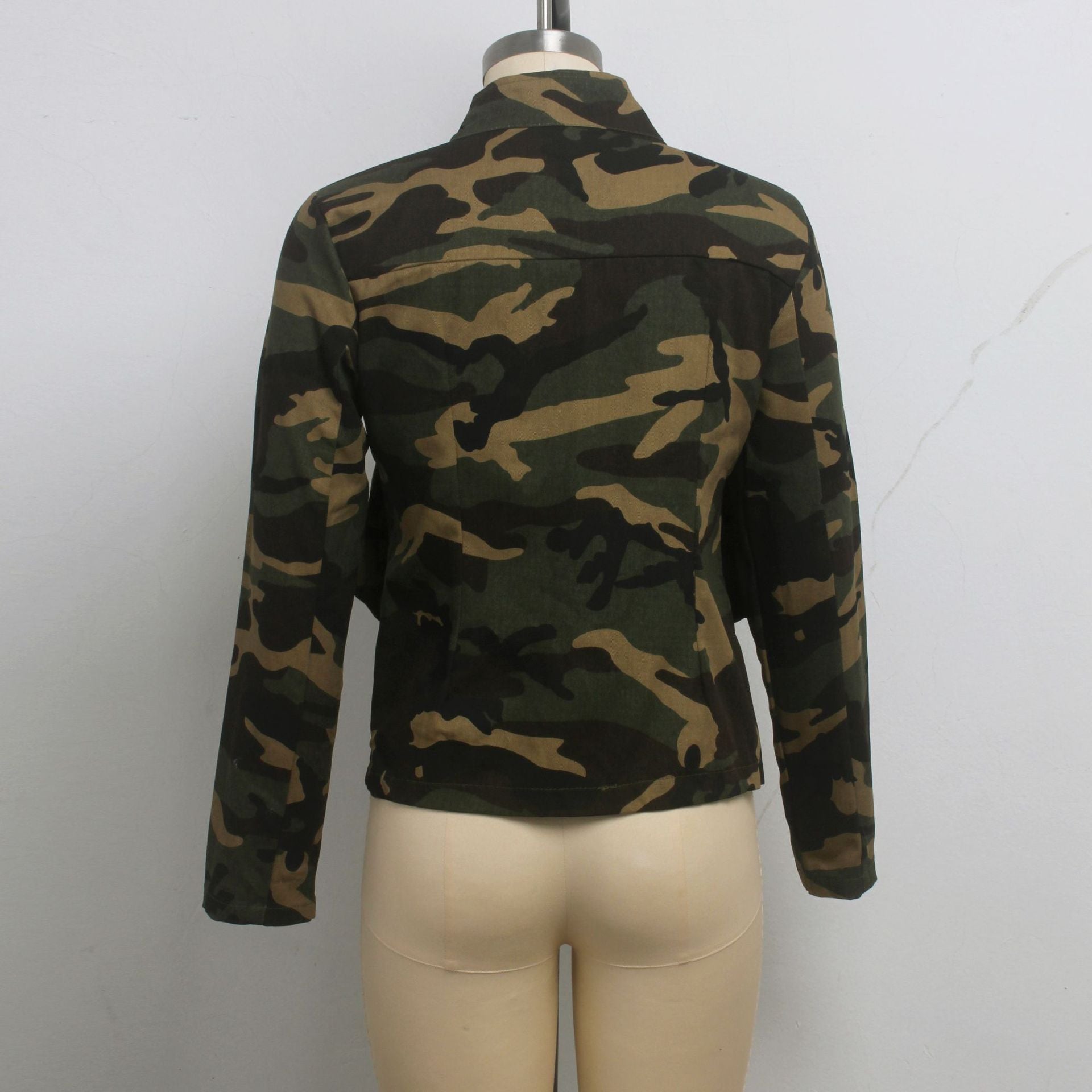 Sexy Fashion Women's Clothing Long-Sleeved Denim Jacket Top 7