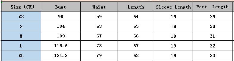 Fashion Print T-Shirt Shorts Two Piece Set