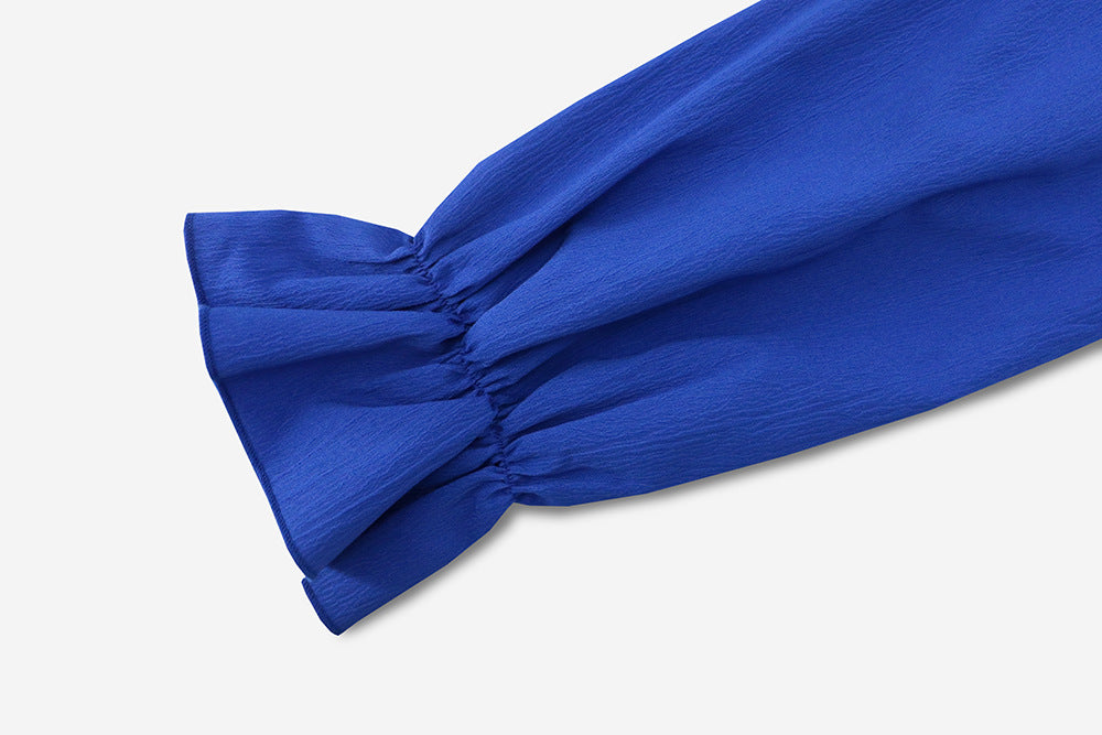 Women ruffled irregular dress 32