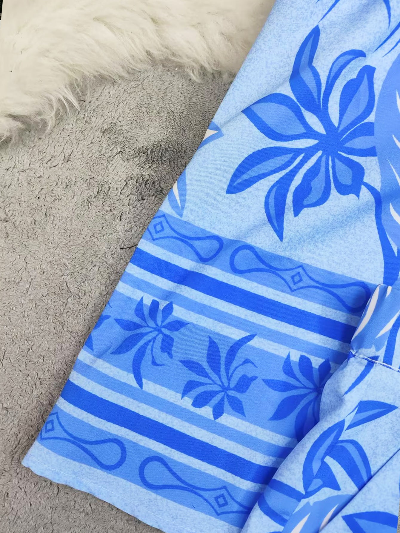 Spring/Summer Fashion Sexy Print Vest Shorts Two-Piece Set 9