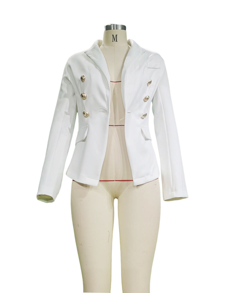 Women'S Solid Color Fashion Casual Blazer Jacket 15