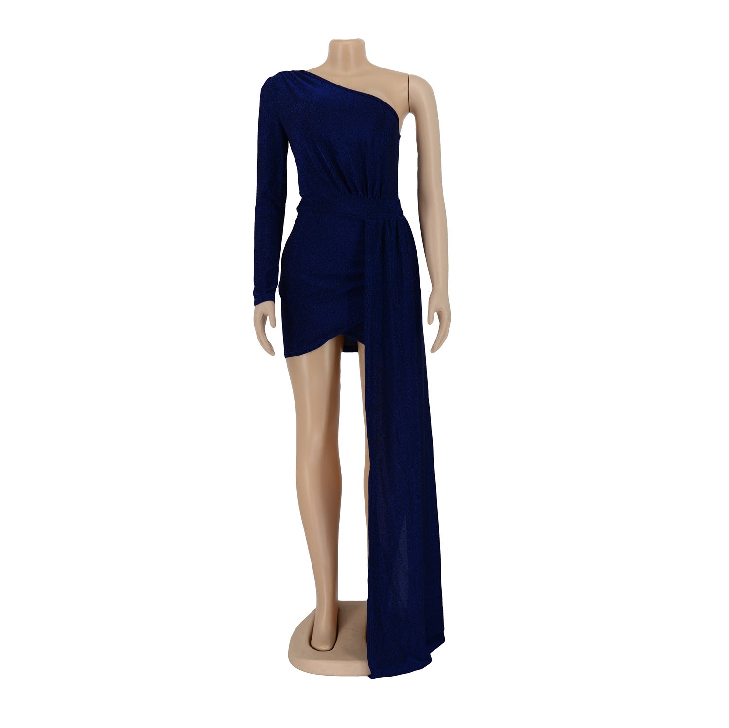 Women Sexy Slash Off Shoulder Bodycon Dress 10