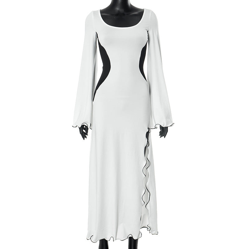 Women Autumn Slit Long Dress 6