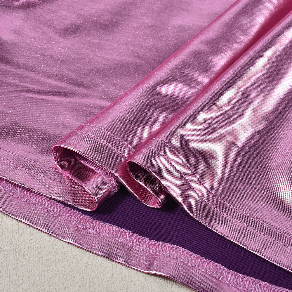 Women summer sexy Crop Top and Mini Skirt two-piece set 10