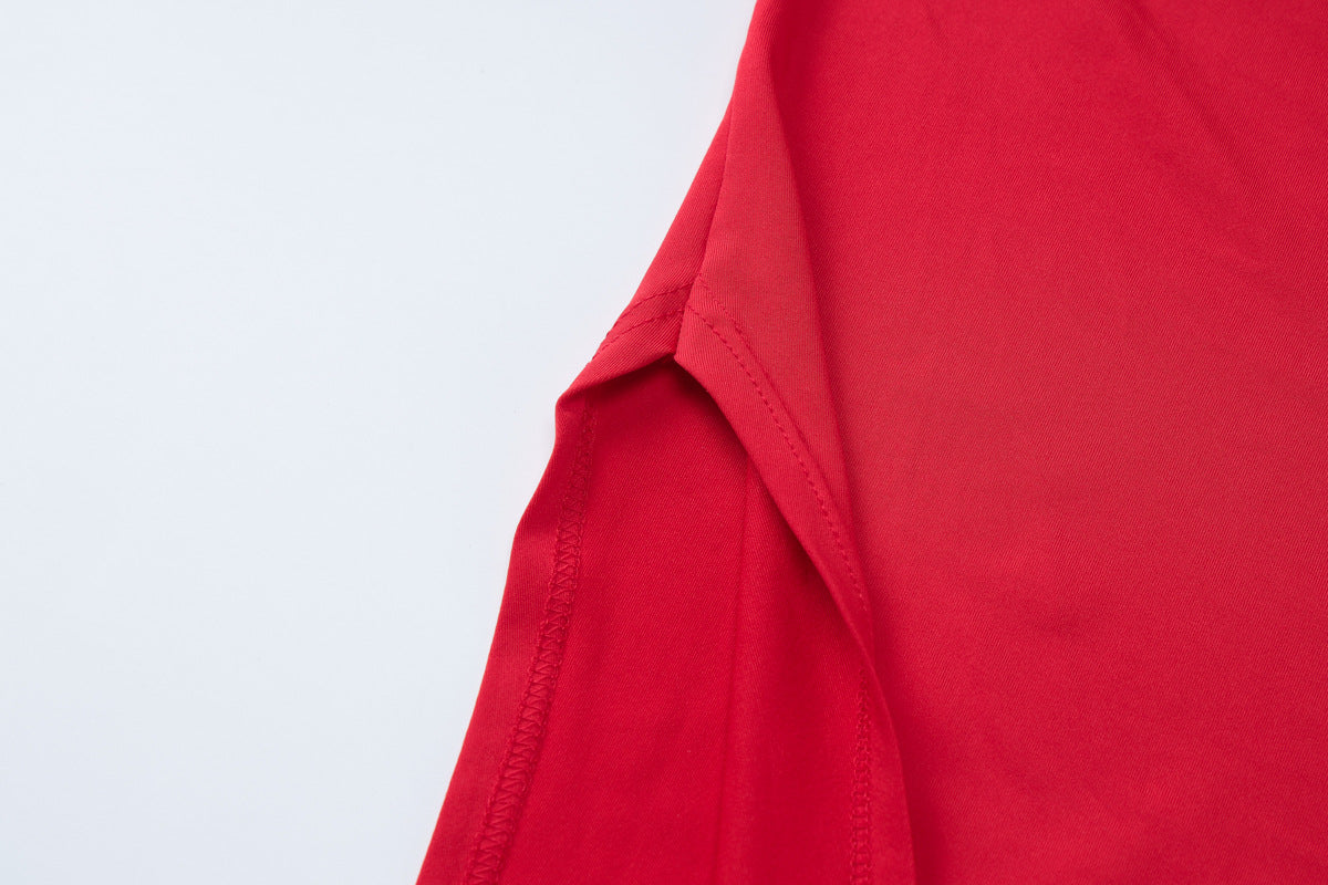 Women's Summer Fashion Style Slim Wide Strap U Neck Slit Long Dress 15