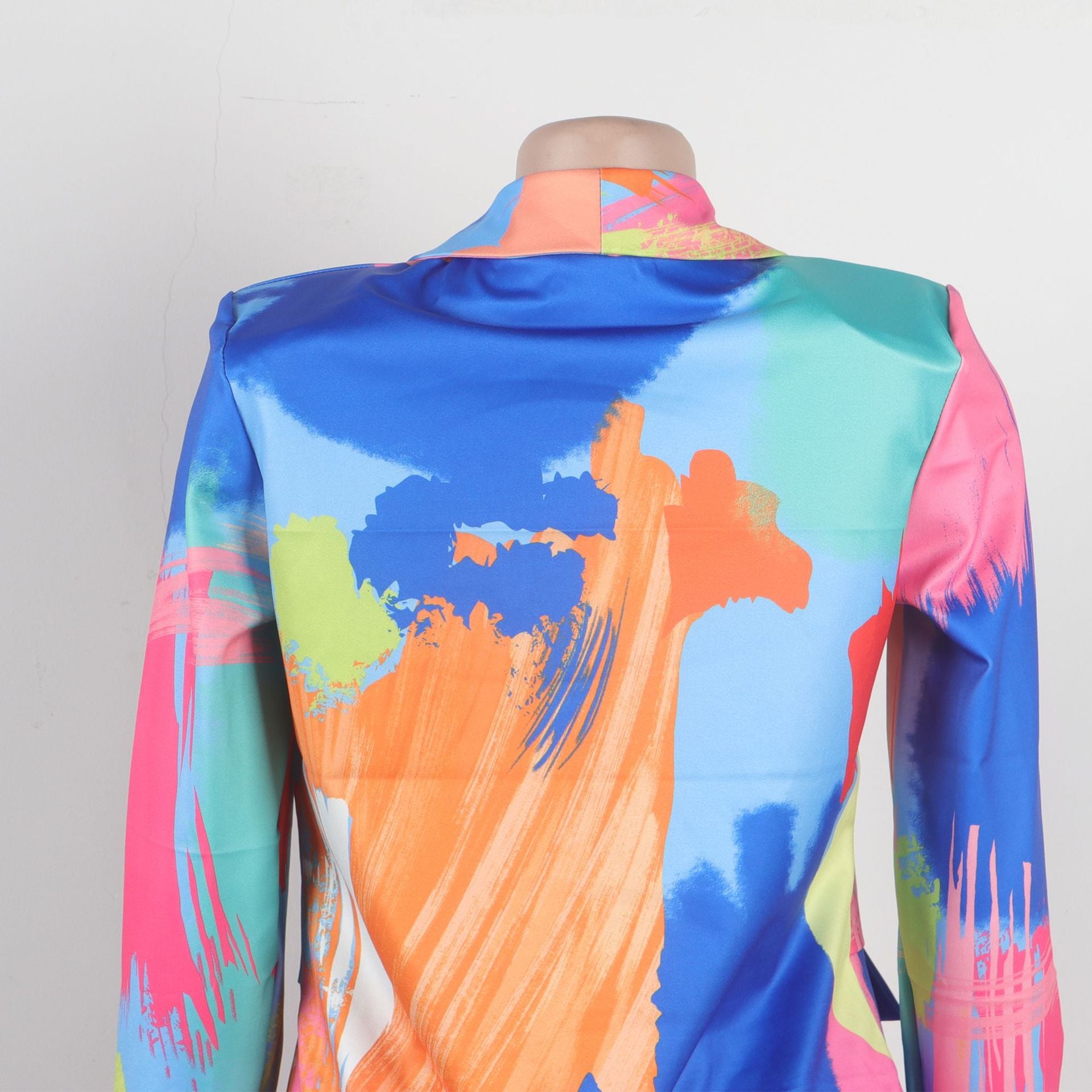 Casual Fashion Multi-Color Print Fashion Blazer Top 87