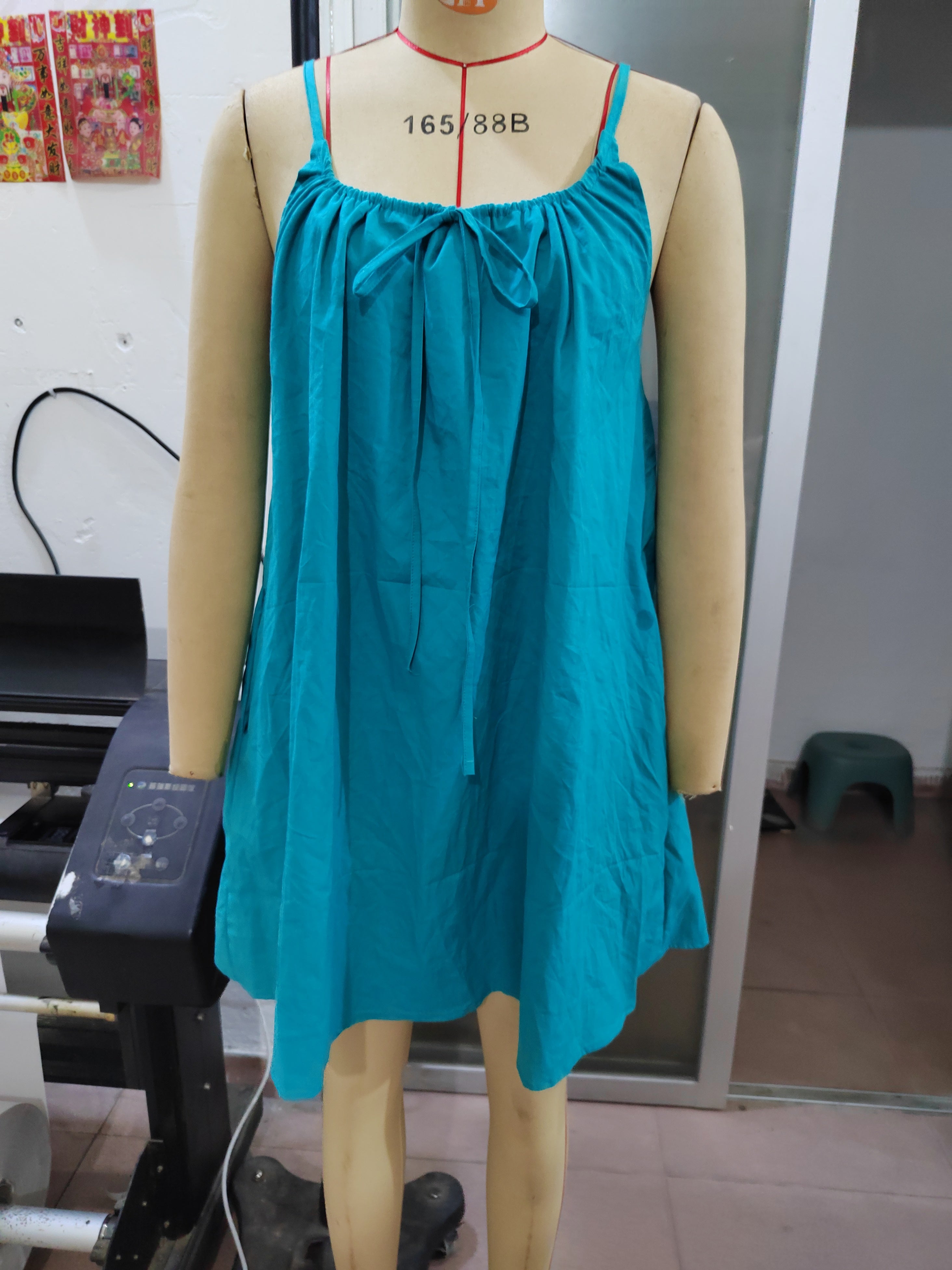 Women suspender buckle dress 3