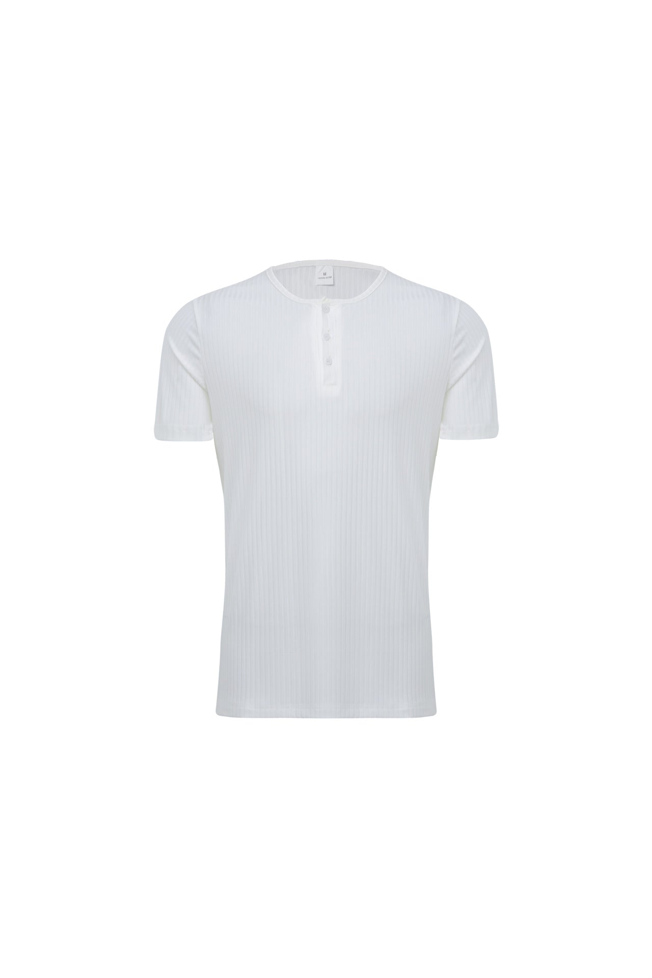 Men's Short Sleeve Button Collar T-Shirt 10