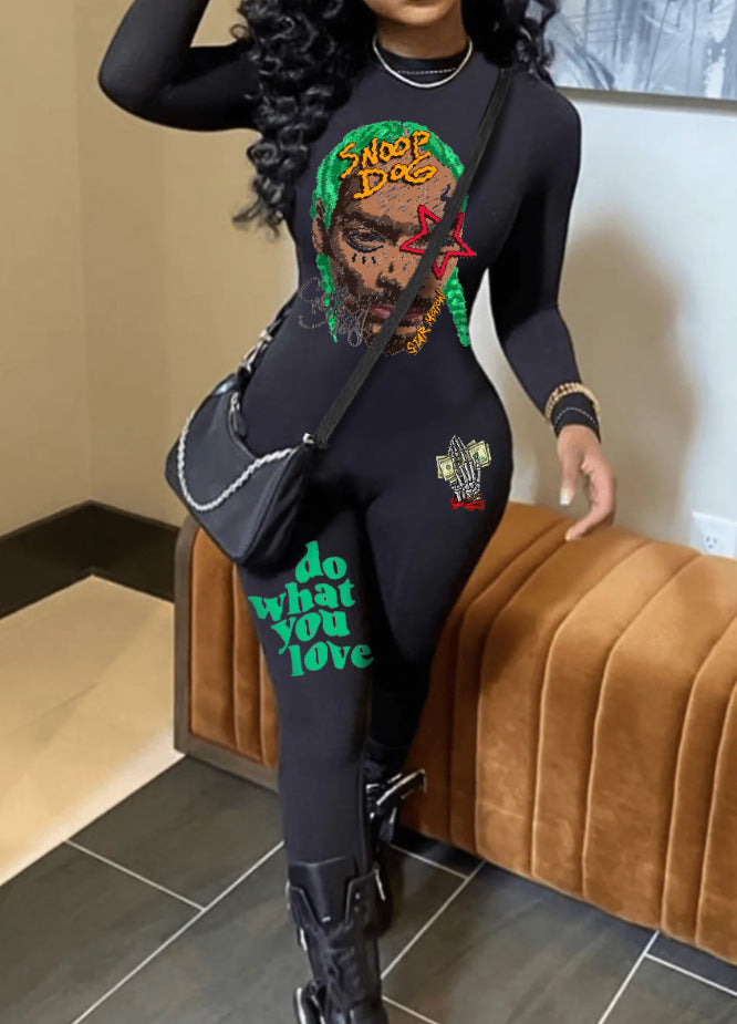 Women's One-Piece Tight Fitting Long Sleeve 3