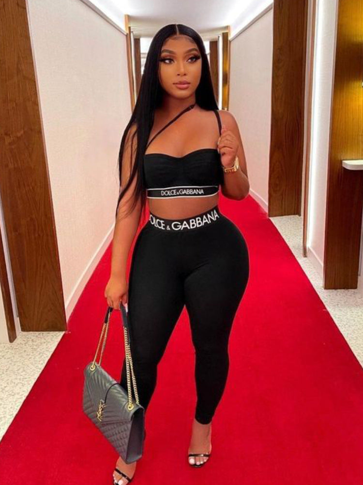 Sports Yoga Stretch Fashion Print Casual Ladies Tight Pants 9