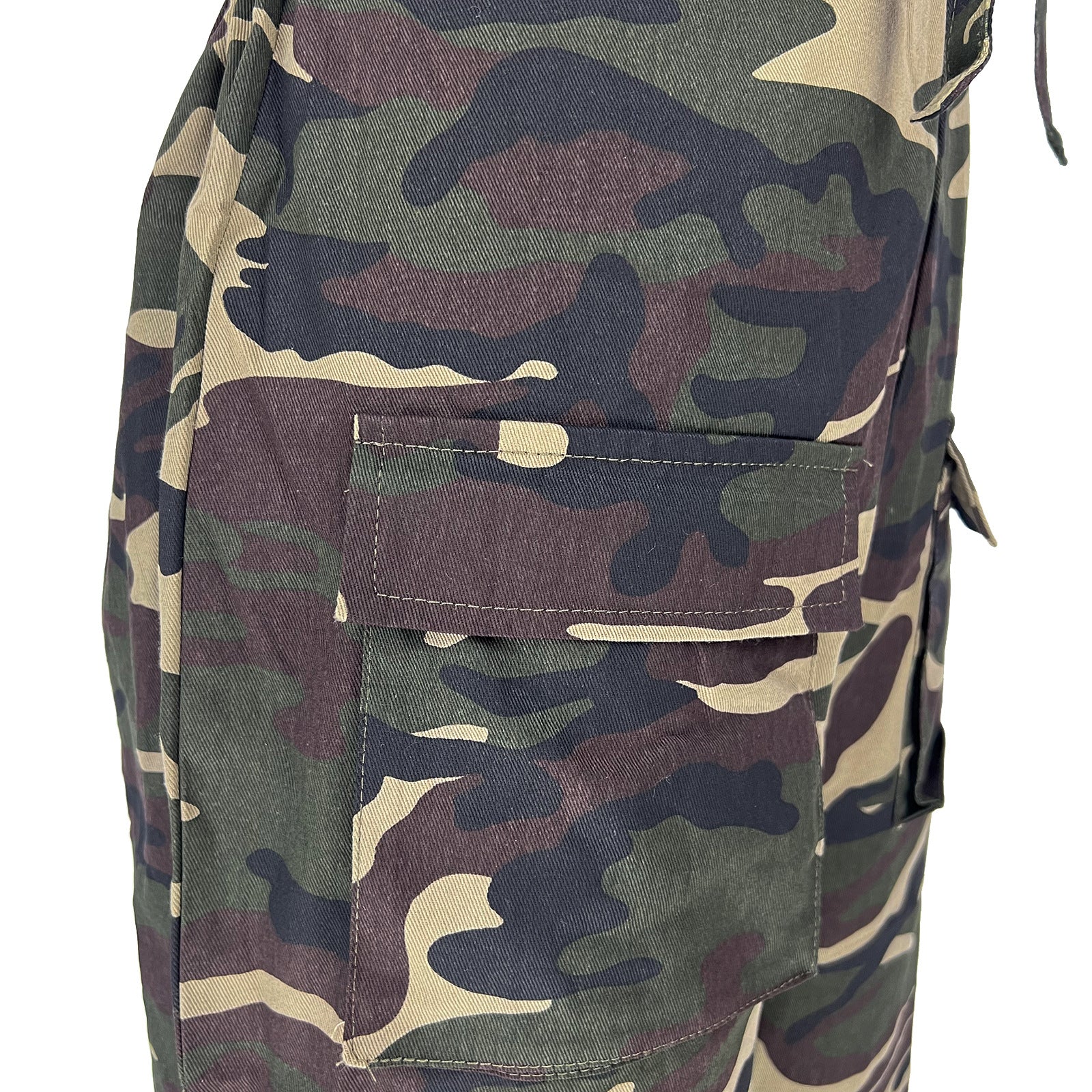 Casual Women's Loose Camo Cargo Jumpsuit Overalls 14