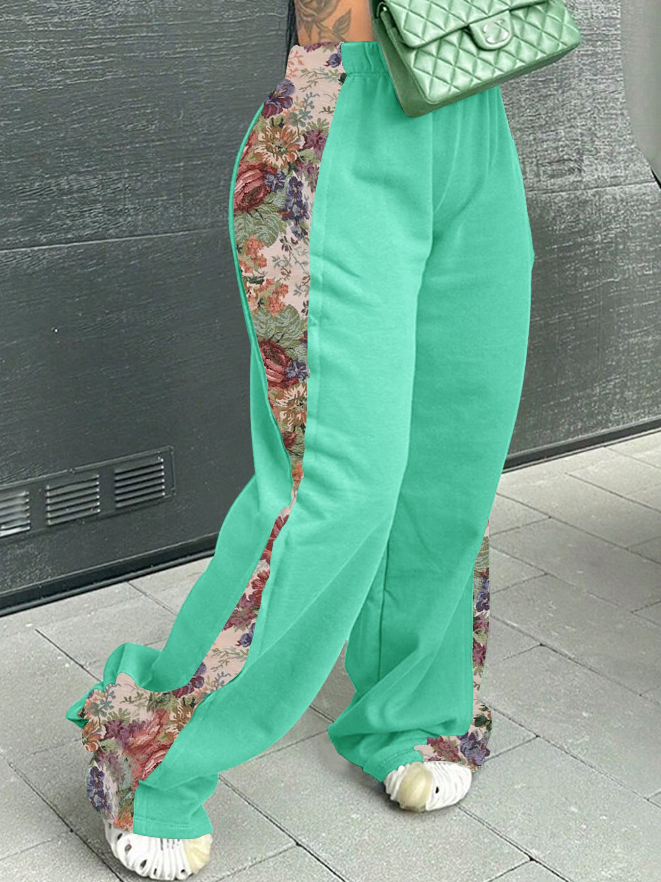 Women's Patchwork Casual Pants 10