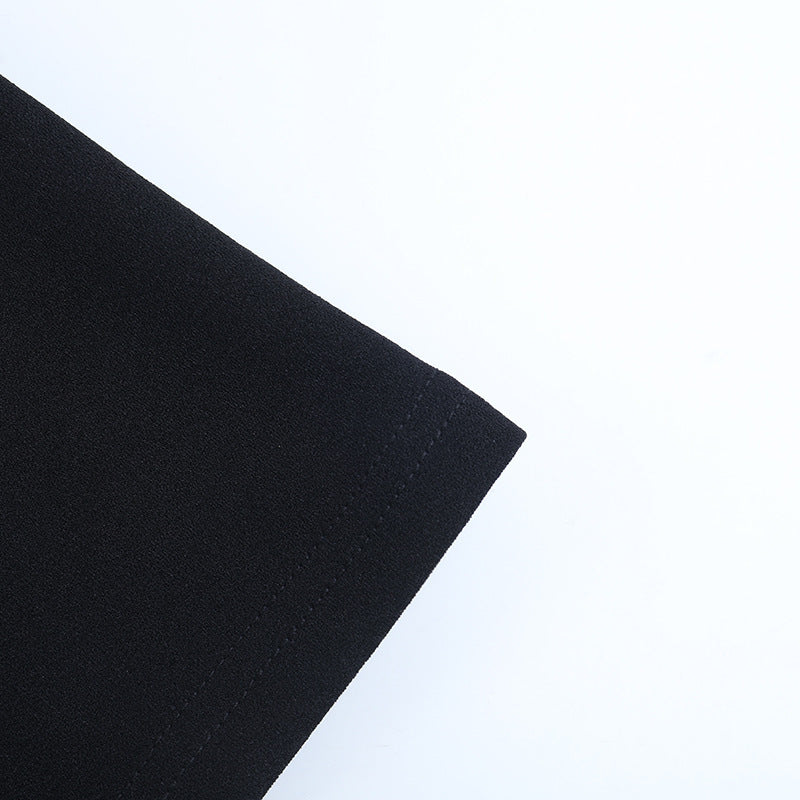 Women Square Neck Sexy Slit Ruffle Long Sleeve Maxi Dress 16