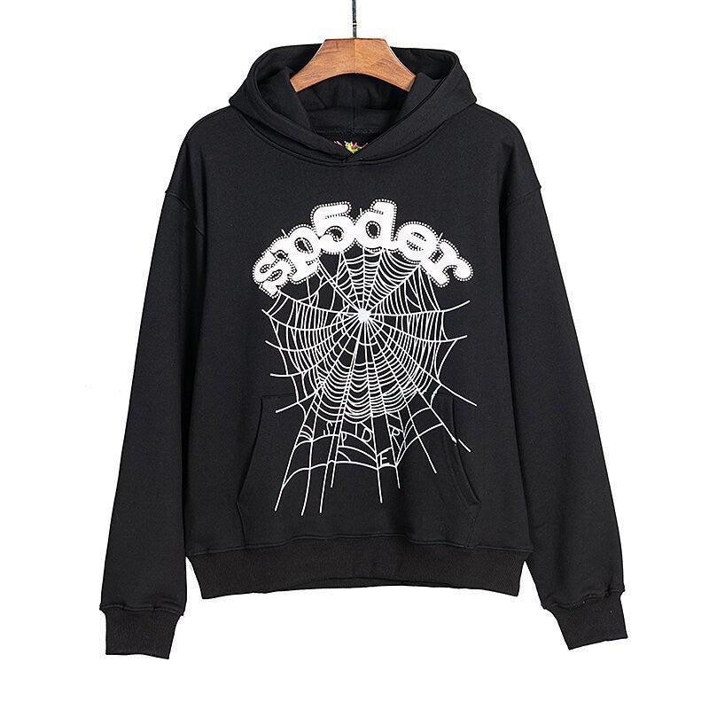 Hip-Hop Letter Print Long-Sleeved Hoodies 5