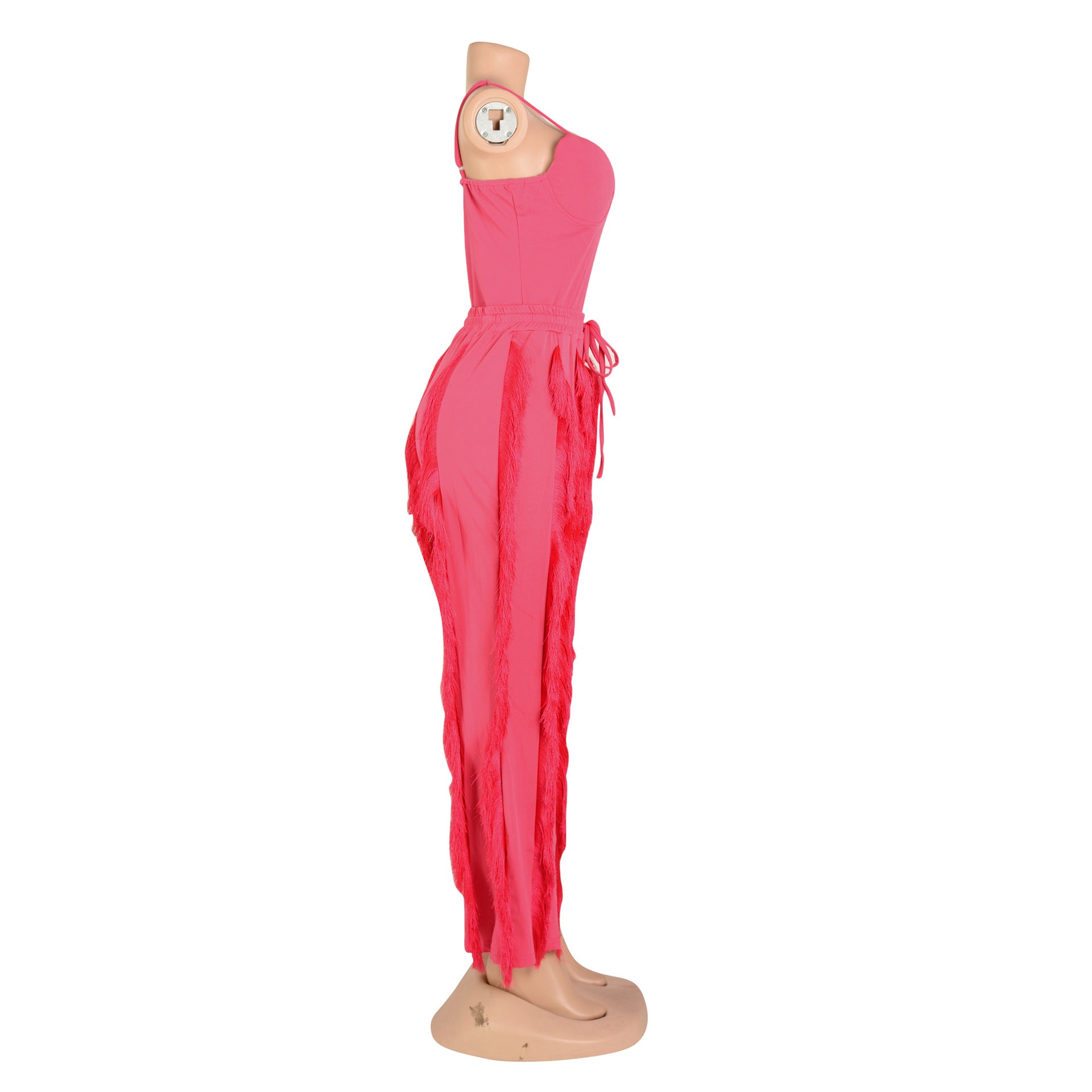 Women's clothing set tassels two-piece pants set 39
