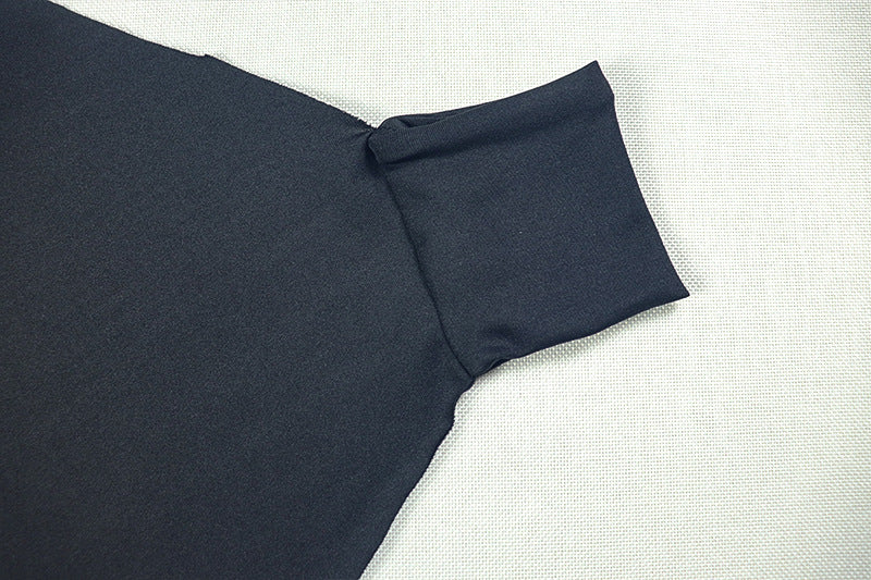 Solid color chic women's clothing low back strapless halter neck long dress formal party gown 14