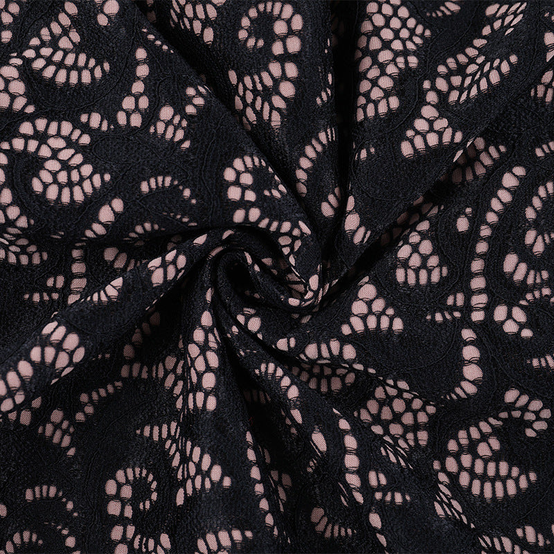 Women Fall Sexy Lace Long-Sleeved Bodycon Dress 13