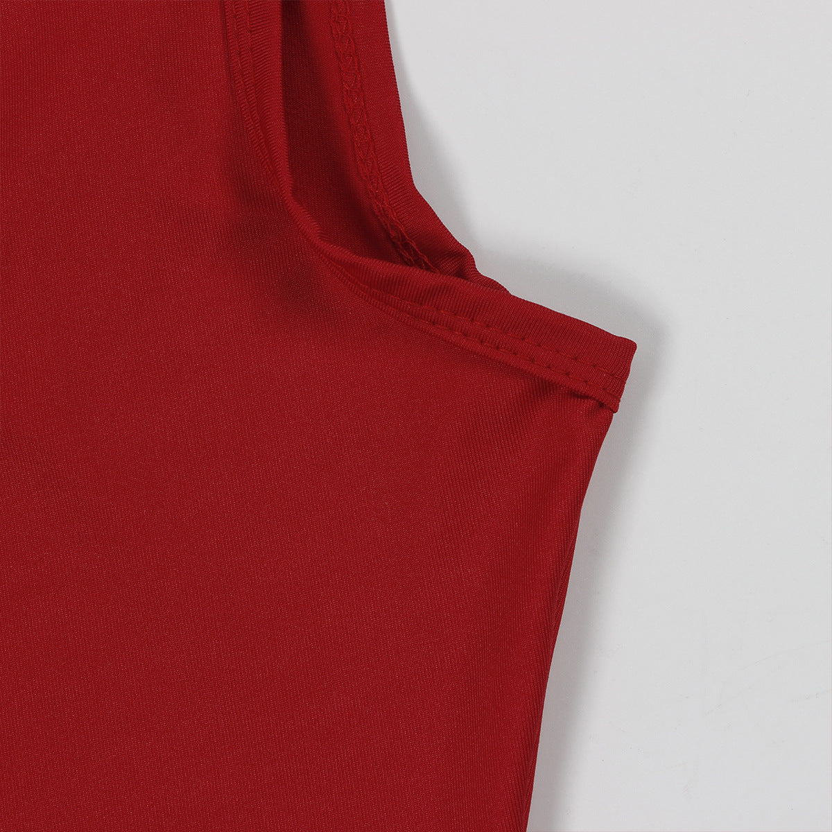 Women Formal Party Sexy Solid U-Neck Patchwork Maxi Dress 11