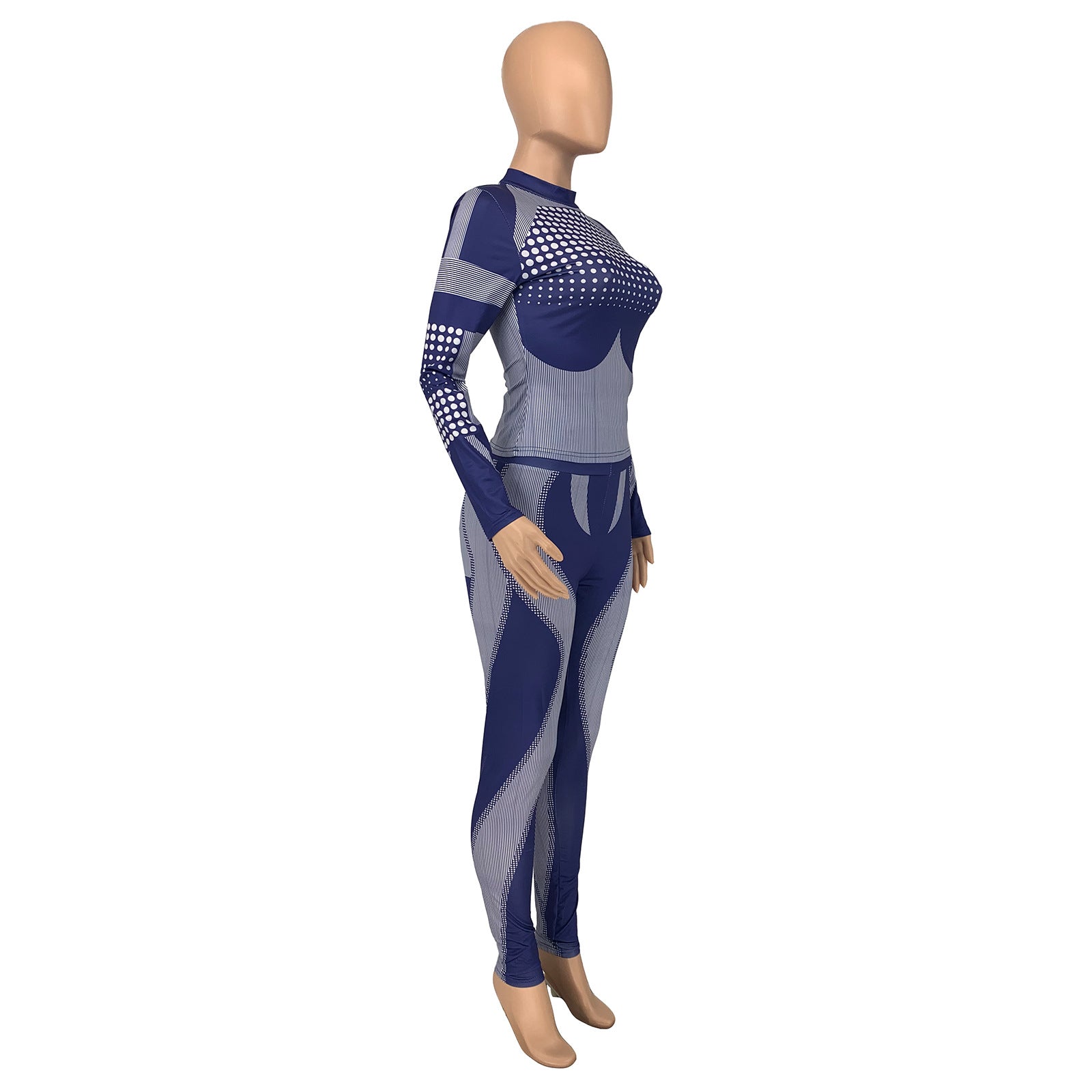 Women's Fashion Casual Sports Yoga Autumn And Winter Two-Piece Pants Set 16