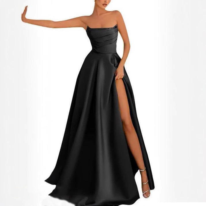 Women Strapless Sexy Slit Formal Party Evening Dress（Processing time need 3-6 days） 27