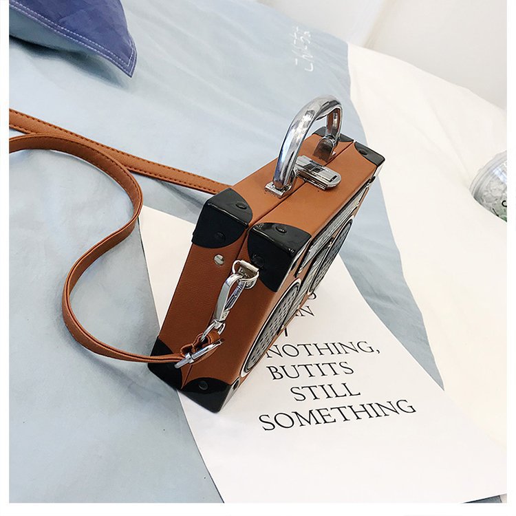 Radio Bag Box Shoulder Crossbody Bag Creative Style Funny Handbag For Women 27