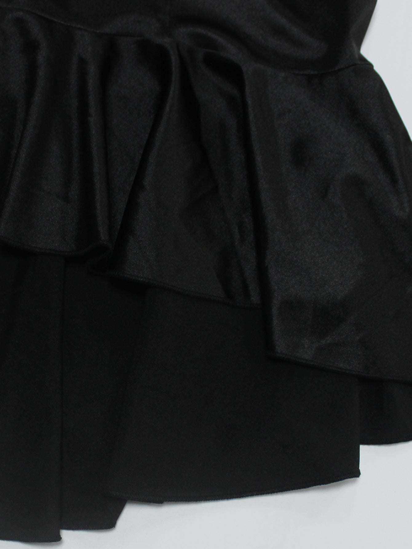 Plus-Size Women Bell Bottom Sleeve V-Neck Sexy Fishtail Bodycon Dress 10