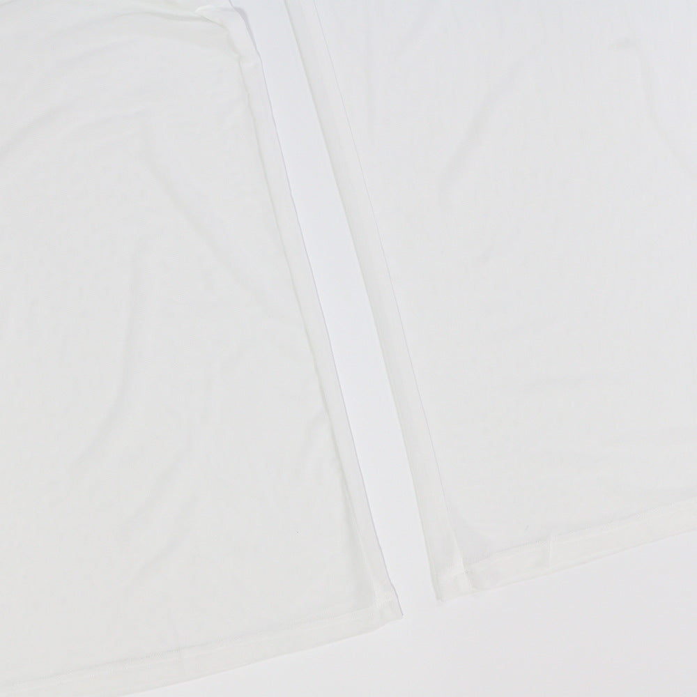 Sexy V-Neck Tie Low Back See-Through Jumpsuit with Long Pants for Women 12