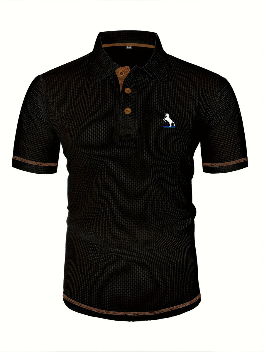 Men's Summer Solid Short Sleeve Printed T-Shirt 17