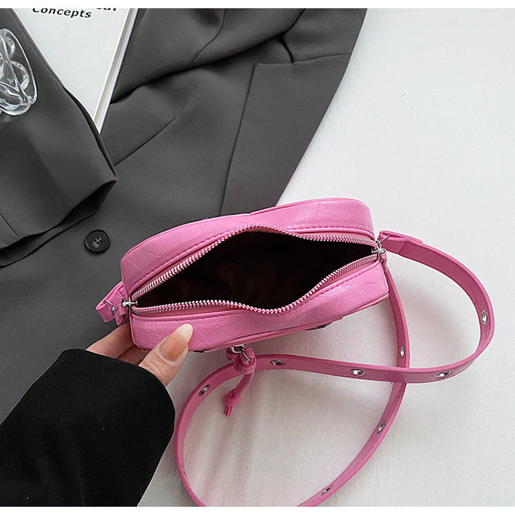 Fashion Heart Shape Bag Trendy Versatile Shoulder Bag 28