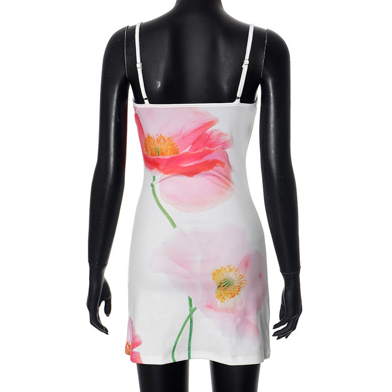 Women printed Bodycon short dress 16