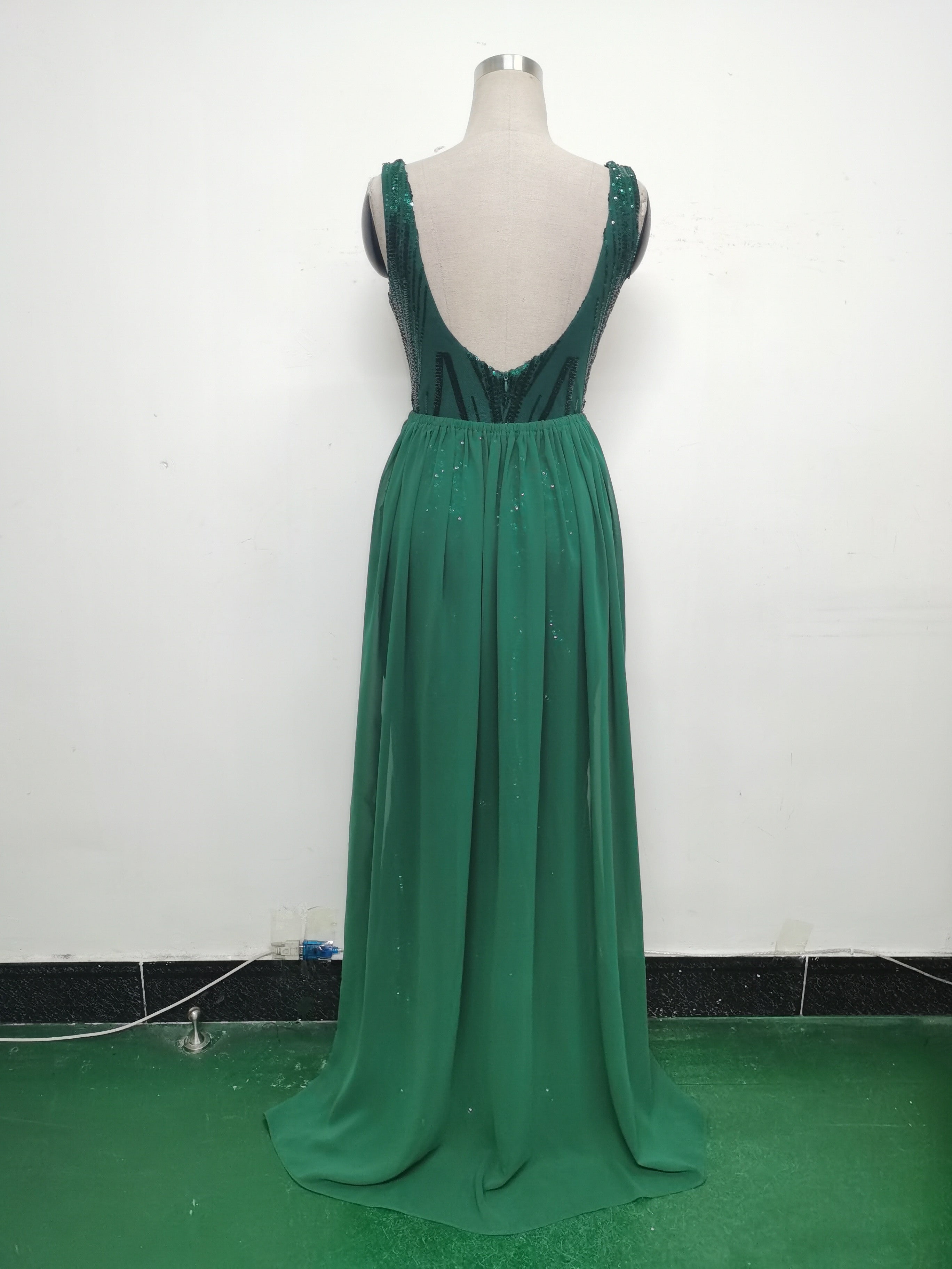 Women Beaded Beaded Sequin Evening Dress 32