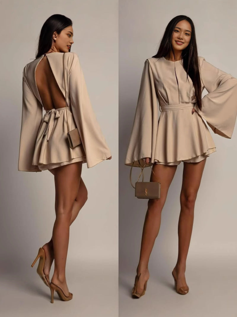 Women Backless Dress 11