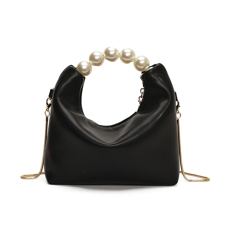 Women Pearl Handbag Chain Crossbody Bag