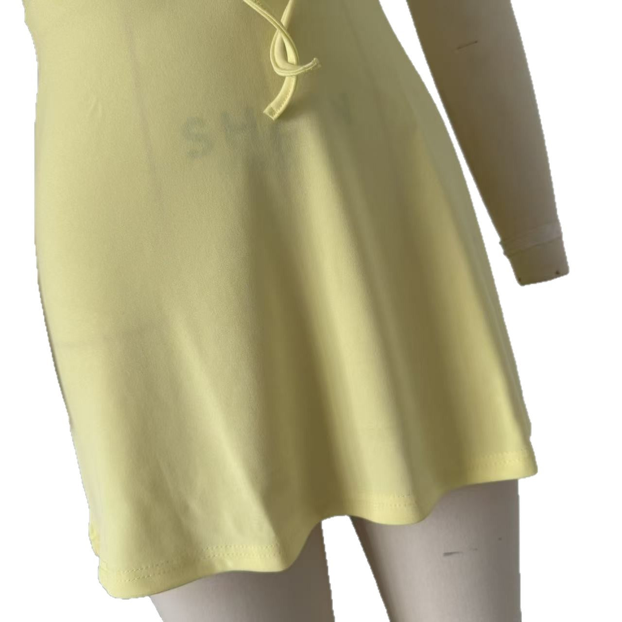 Women's Summer Lace-Up Slim Waist Strap Dress 12