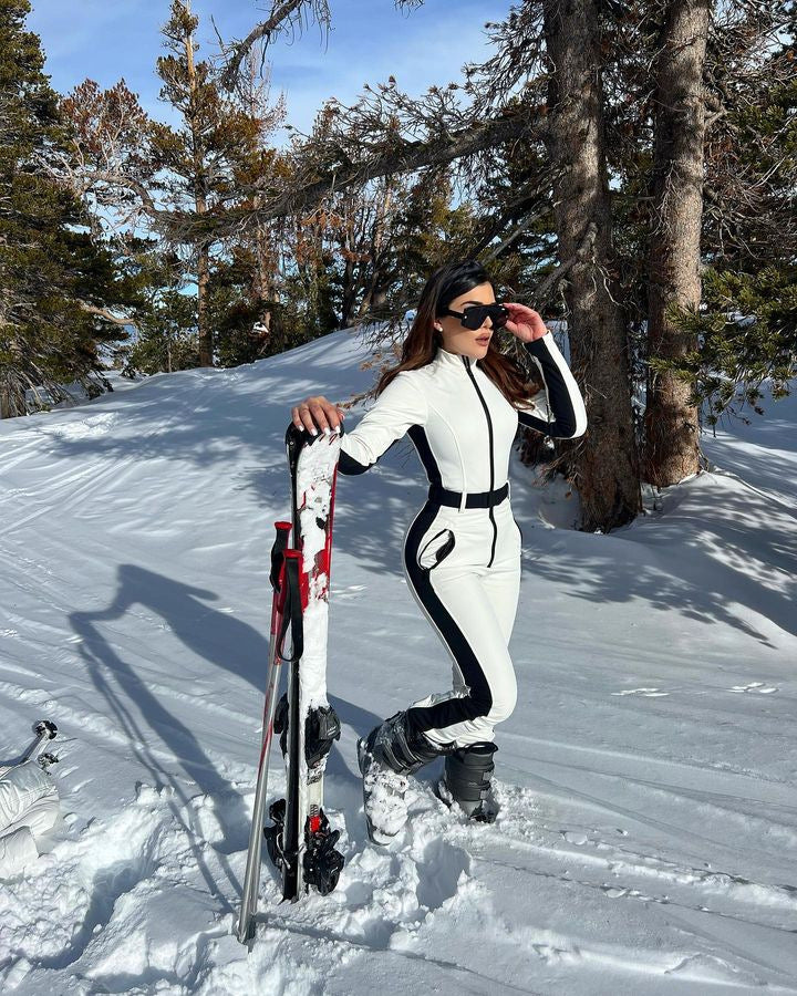 Women winter warm and waterproof ski suit two-piece set 3